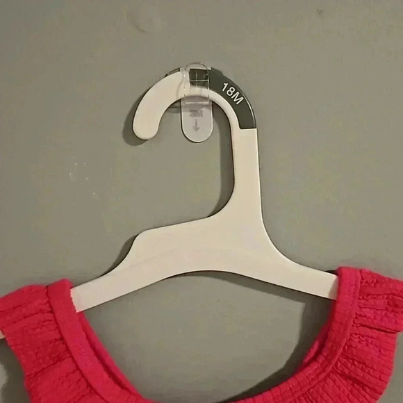 Carter's  solid pink girls bathing suit - Picture 2 of 8